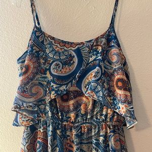 Paisley Leaf Maxi dress